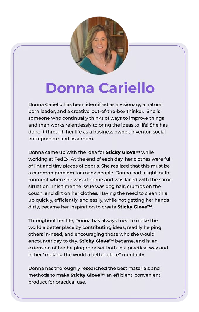 Donna — Sticky Glove founder